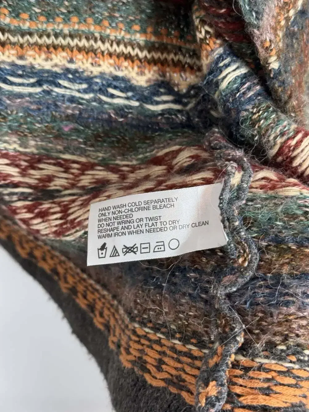 Orvis Women’s Multicolor Fair Isle Knit Open Front Long Sleeve Cardigan Sweater